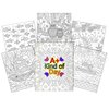 C-Line Products UColor TwoPocket Coloring Folders, Child Coloring Patterns, 6PK Set of 12 PK, 72PK 15207-DS